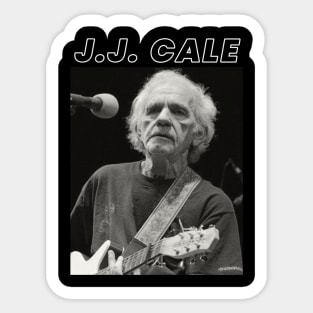 J.J Cale Sticker